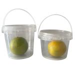200ml 300ml 500ml 750ml 1L Plastic Bucket with Lid and Handle Heat Transfer