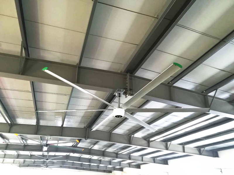Foyer Silent BLDC Ceiling Fan 220V Large Cooling Ceiling Fan With White Blade