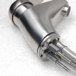 SENTO stainless bathroom faucet with watermark