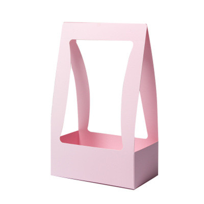 Handmade Waterproof Folding Paperboard Portable Flower Box