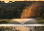 Outdoor Garden V Shape Small Musical Fountain Colorful 12 Month Free Warranty