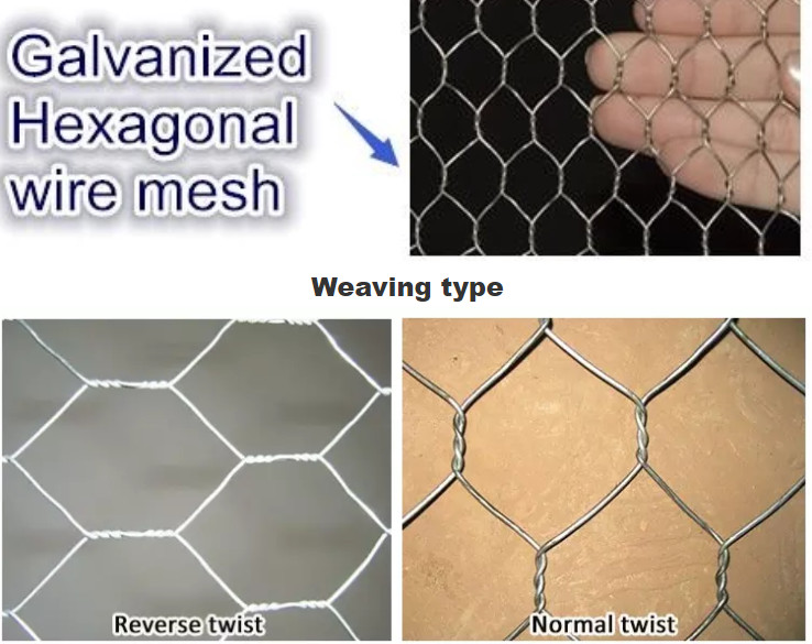Easy Cutting 1/2 Inch Hexagonal Wire Netting Diameter 0.4mm-1.5mm