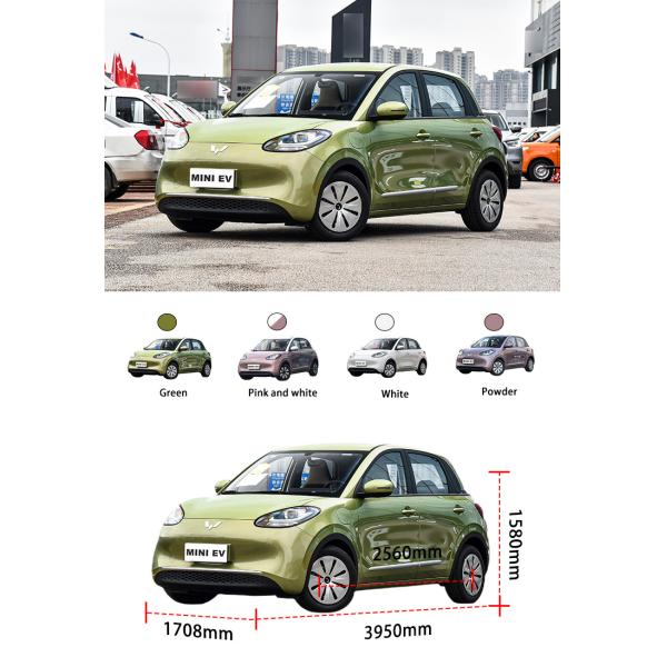 Adult Compact Mini EV Cars Safety 4 Seater Electric Vehicle Wuling