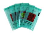 Sealed Biohazard Specimen Transport Bags , Gravure Printing Zipper Plastic Bag