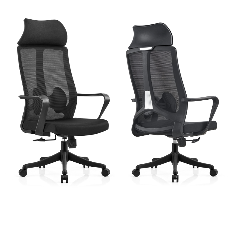 Mail Packing High Back Home Revolving Ergonomic Fabric Office Chair For Manager