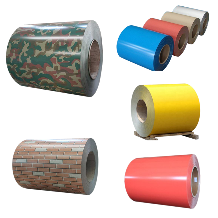 Coil Roll Ppgi and Ppgl Printed ppgi color coatedSteel Coil In Prime Prepainted Color Coated Steel Coil