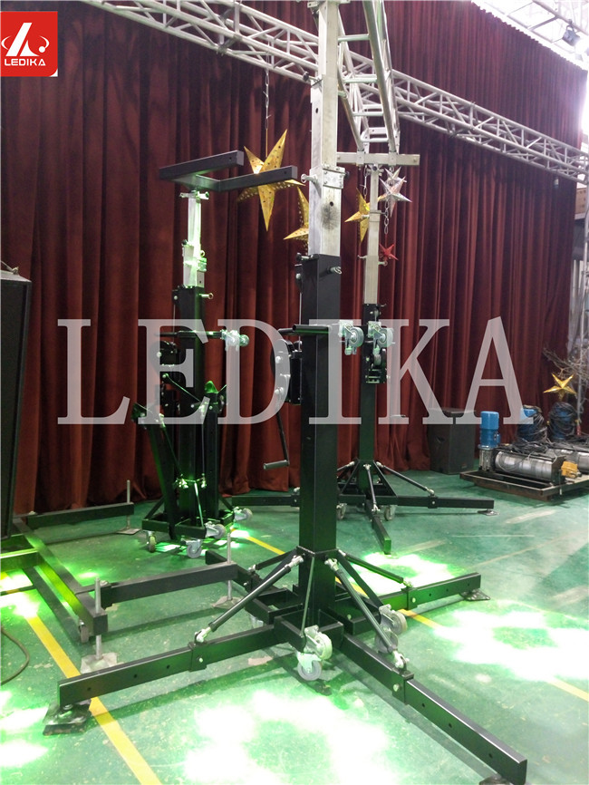 Audio Speaker Standing Stage Truss Tower System For Small Events H2.2*0.65*0.55M