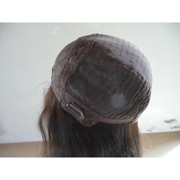 Adjustable Straps Ladies Wigs Brown Women'S Toupee Human Hair