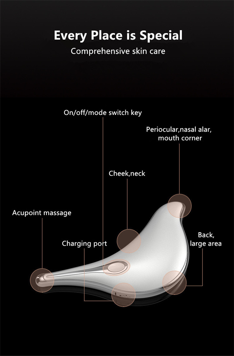 3.3W Microcurrent Skin Tightening Device USB Charging Mini Face Lifting