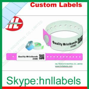 China Thermal Synthetic Medical Identification Wristbands WB07 wholesale