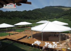 China Durable Aluminum Multi - sides Outdoor Party Tents For 300 - 500 People wholesale