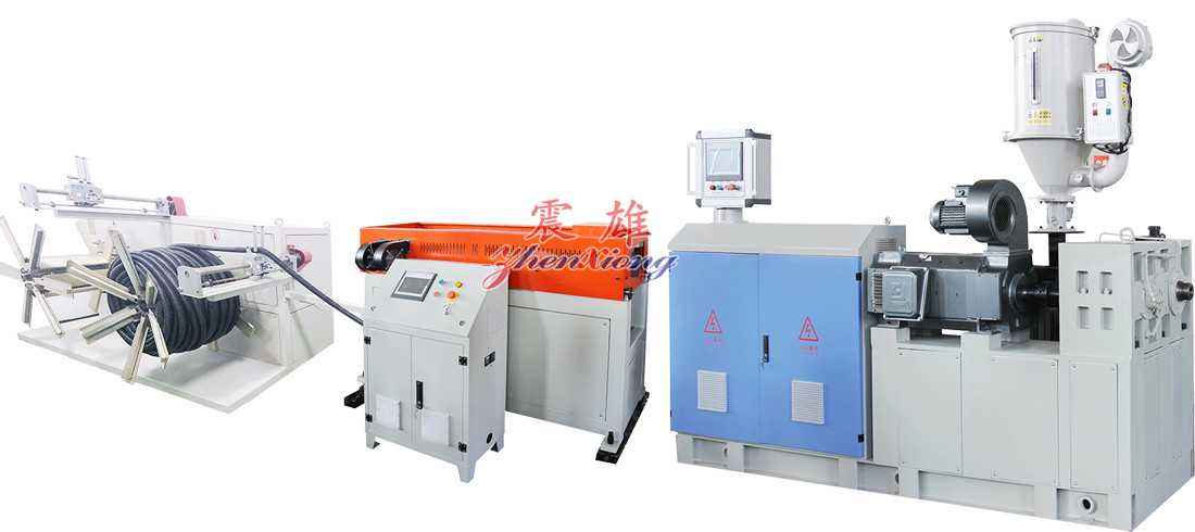 PE PP PVC Plastic Pipe Machine Single Wall Corrugated Pipe Machine Extrusion