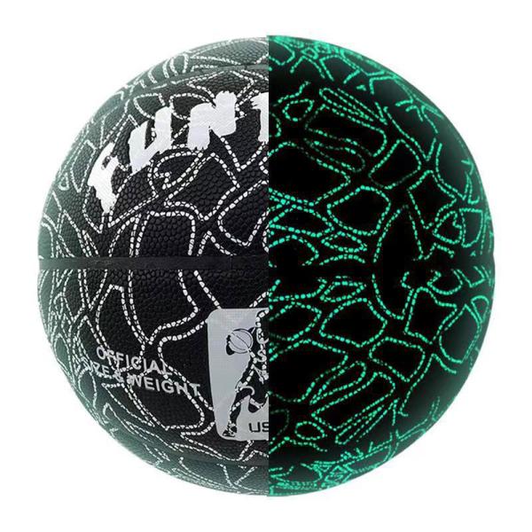 Basketball Official Size 7 Light Up Streetball Fluorescent Bright Basketball