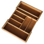 Eco-friendly Bamboo Expandable Drawer Divider Cutlery Tray