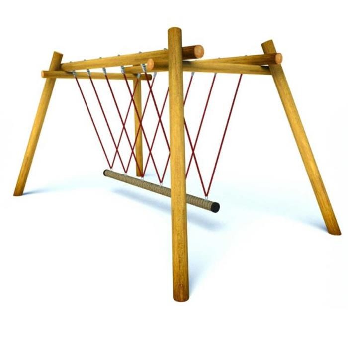 sandy Playground Hanging Bridge Anti Mildew 120mm*2.5m For Kids
