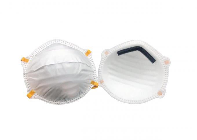 Customzied Logo Disposable Respirator Mask For Industrial / Polluted Areas