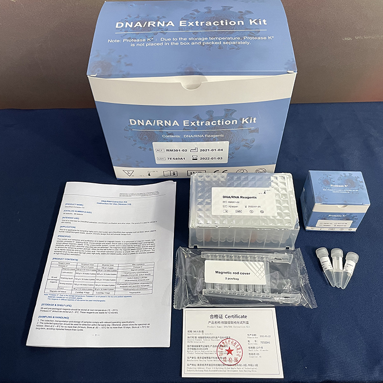Automatic test kit dna/rna nucleic acid extraction nucleic acid test detection instrument kit RDT116