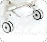 Manual 2 Cranks Medical Hospital Bed With Dining Table