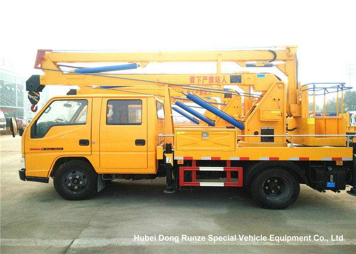JMC 14-16m 4x2 Double Cabin Aerial Platform Truck For High Operation Working