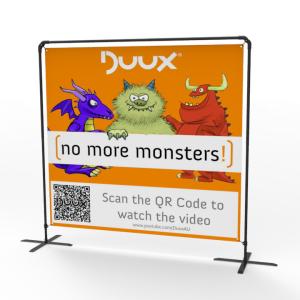 China Innovative Exhibition Display Banners , Large Format Fabric Trade Show Banners wholesale
