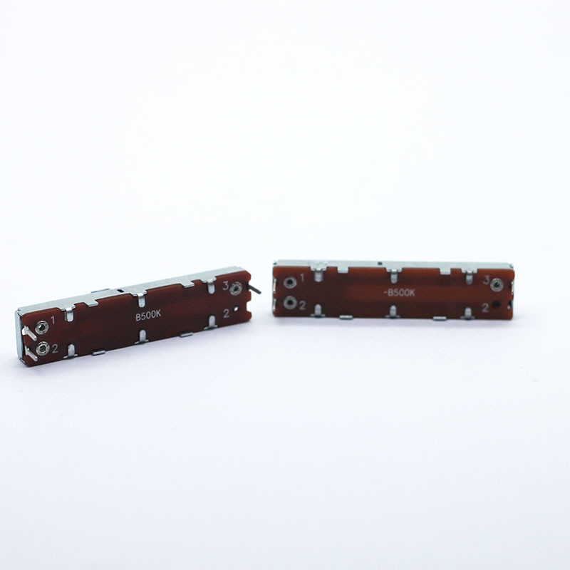 China Manufacturer Of Slide Potentiometer With Switch 30mm Travel Linear 5k 10k Ohm Potentiometer 100k Potentiometer