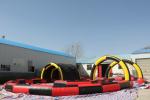 Pvc Material Inflatable Sports Games Inflatable Sports Arena With Tunnel For