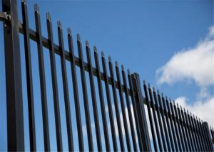 China Decorative Euro Steel Fence Tubular Q235 1800mm x 2950mm 25mm square pipes Stain Interpon Powder wholesale