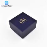 Intercon Pack Luxury Leather Jewellery Box Hot Stamping Process 4.02x4.02x2.2