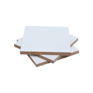 China Medium Density UV Coated MDF E0 White Laminate MDF Sheets For Furniture wholesale