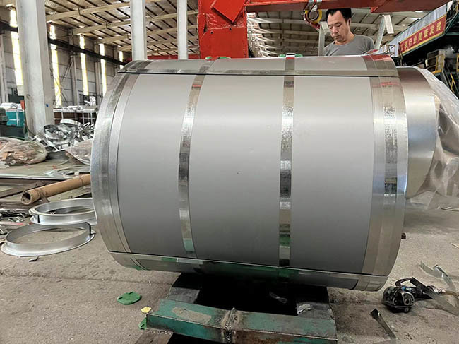 PPGL Steel Coil AKZO NOBEL PE SMP PVDF G300 G400 G450 G550 Top And Back 5+20um