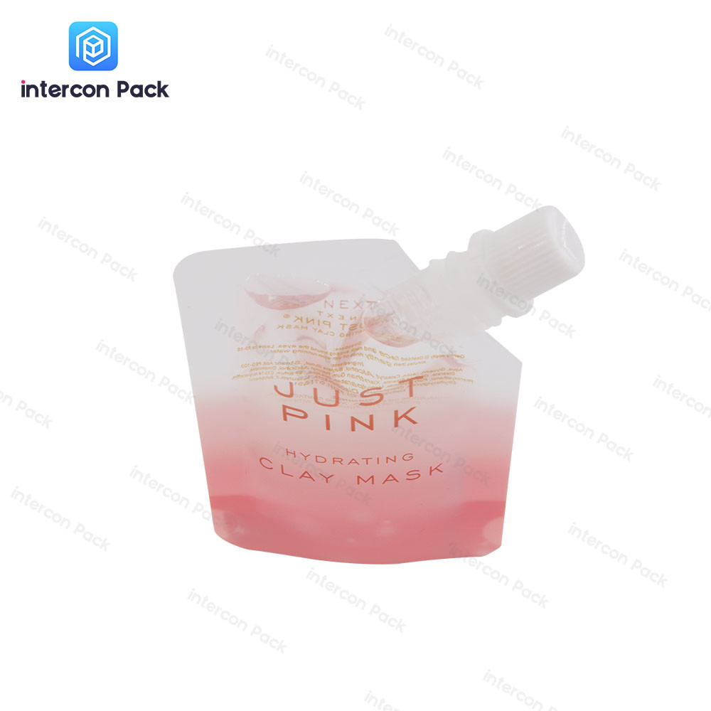 Stand Up Plastic Packaging Bag Digital Printing Polyester Film With Mouthpiece