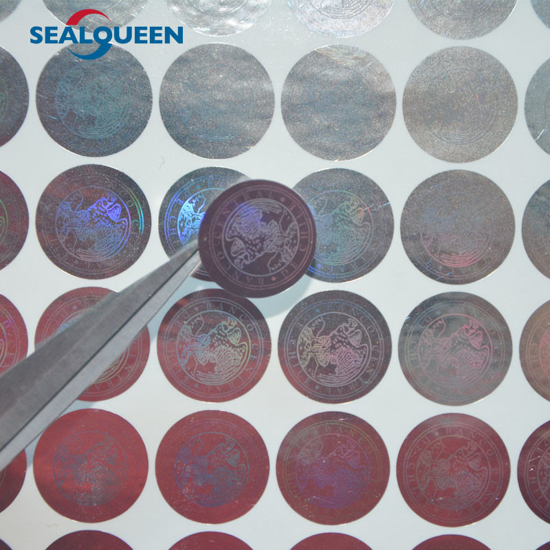 3D Hologram Security Label , Printed Tamper Evident Hologram Stickers