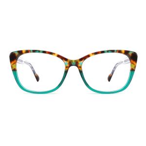 China Women Luxury Acetate Frame Glasses Cat Eye Optical CE Approved wholesale