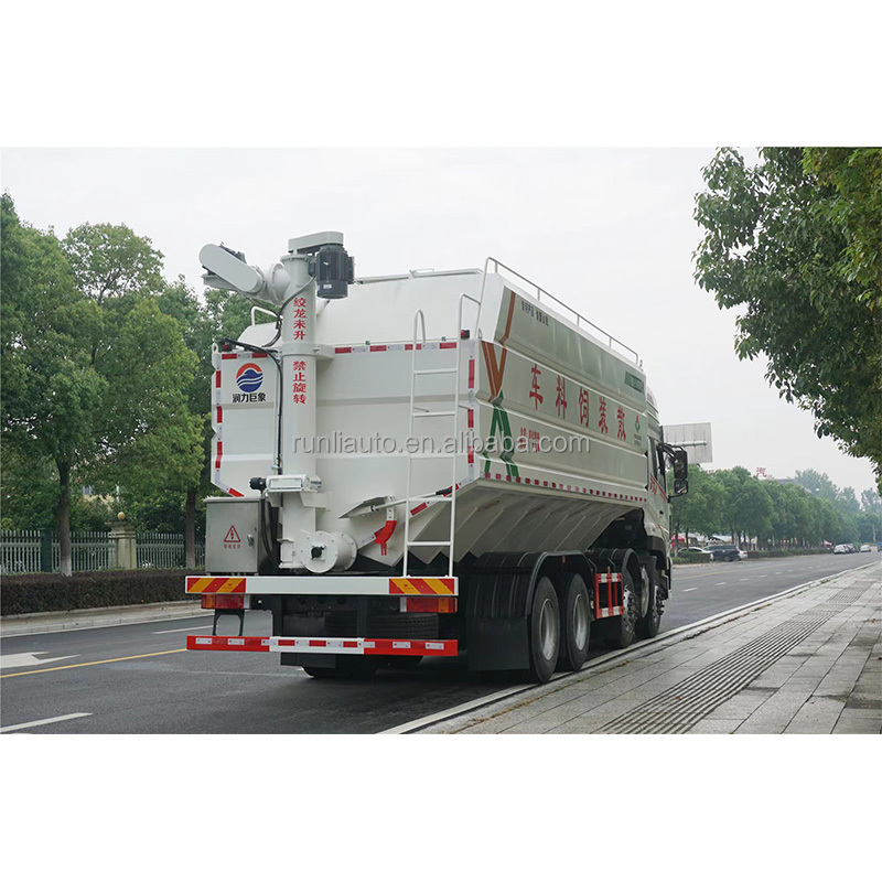 Dongfeng LHD RHD Livestock Feed Truck Animal 8X4 Bulk Feed Truck
