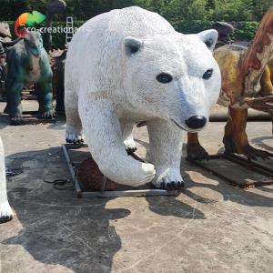 China Sunproof Outdoor Fiberglass Animals Polar Bear wholesale