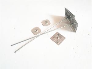 China Stainless Steel Duct Insulation Pins , Metal Insulation Hangers With Washers wholesale