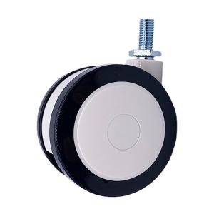 China 75MM Dual Wheel Polyurethane Medical Caster Wheels For Hospital Beds wholesale