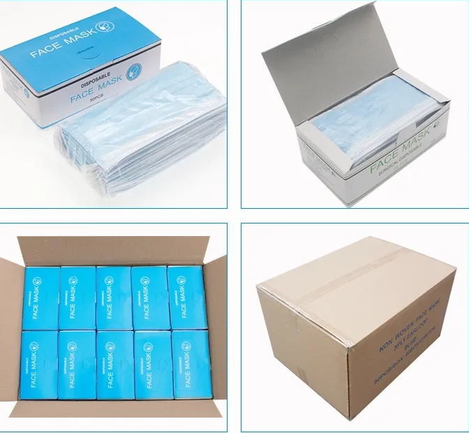 Disposable FFP2 FFP3 Face Mask Packing Machine Cartoning Erecting Horizontal Flow