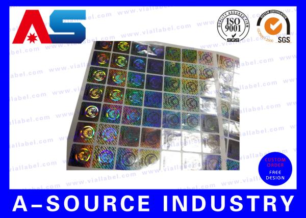 Anti - Fake Security Hologram Stickers For 10ml Vial Label Boxes 3d hologram