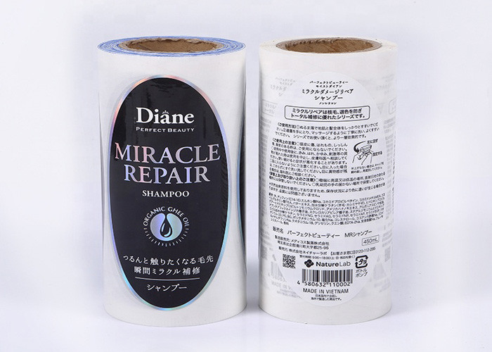 Moisture Custom Adhesive Labels Environment Friendly With Glossy Varnishing Surface