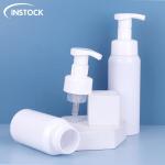 Foaming Facial Cleanser Bottle 200ml 250ml PET Round Pump Bottle For Skincare