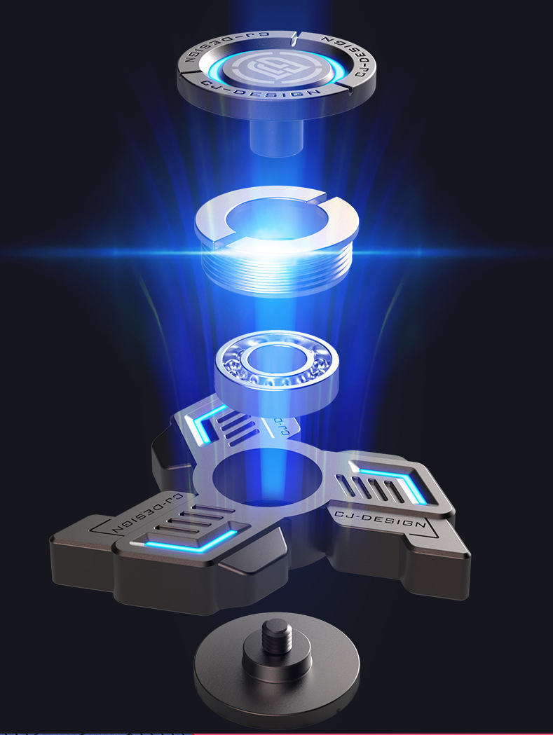 Pressure Relief Metal Hand Spinner for Adults and Kids Anxiety Relief Fidget Spinner