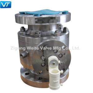 China API 607 Lever Operated Ball Valve Anti Static Flange End Ball Valve CF3 wholesale
