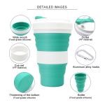 19.5oz Collapsible Silicone Reusable Coffee Cup