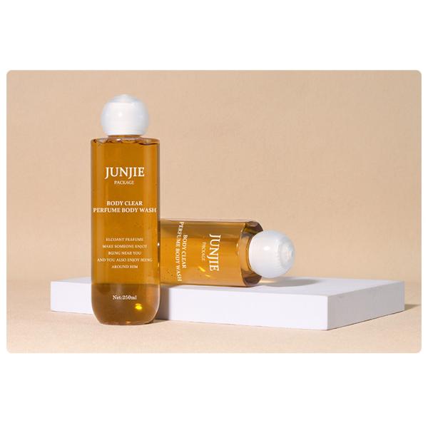 Premium Plastic 200ml 250ml for Clear Frosted Ball-Shaped Cosmetic Bottles for Skin Care Serum Premium Toner Packaging Screw Cap