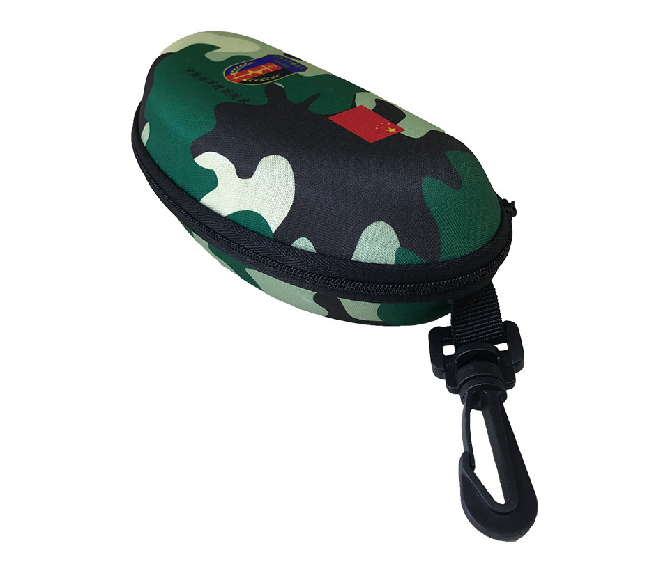 2024 hot eva zipper spectacles cases with client's logo embossed and clip