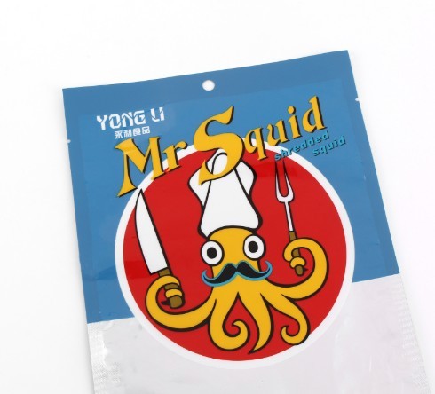 Food grade smell proof three side sealed foil lined bag snack food packaging bag with window