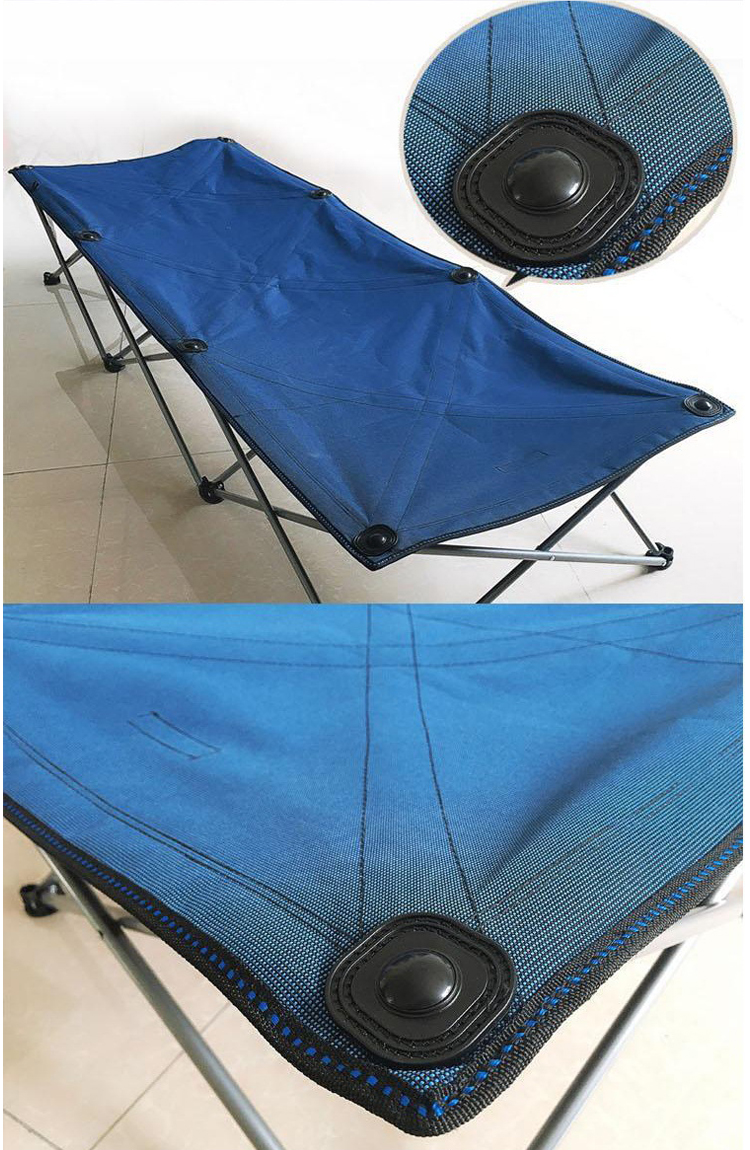 Ultralight Collapsible Portable Folding Camping Bed for Adult NO Inflatable Metal Fabric