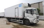 20ft Dongfeng 4x2 Refrigerated Box Trailer / Refrigerated Cargo Van Diesel Fuel