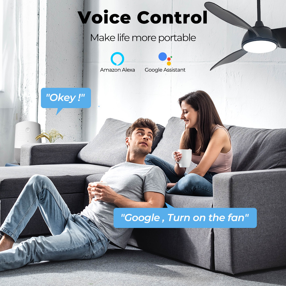 Tuya WiFi Smart Light 4 gang Switch Ceiling Fan Speed Control​​ Timer Voice Power Monitor Support Alexa Google Home Tmall Genie 100-240V